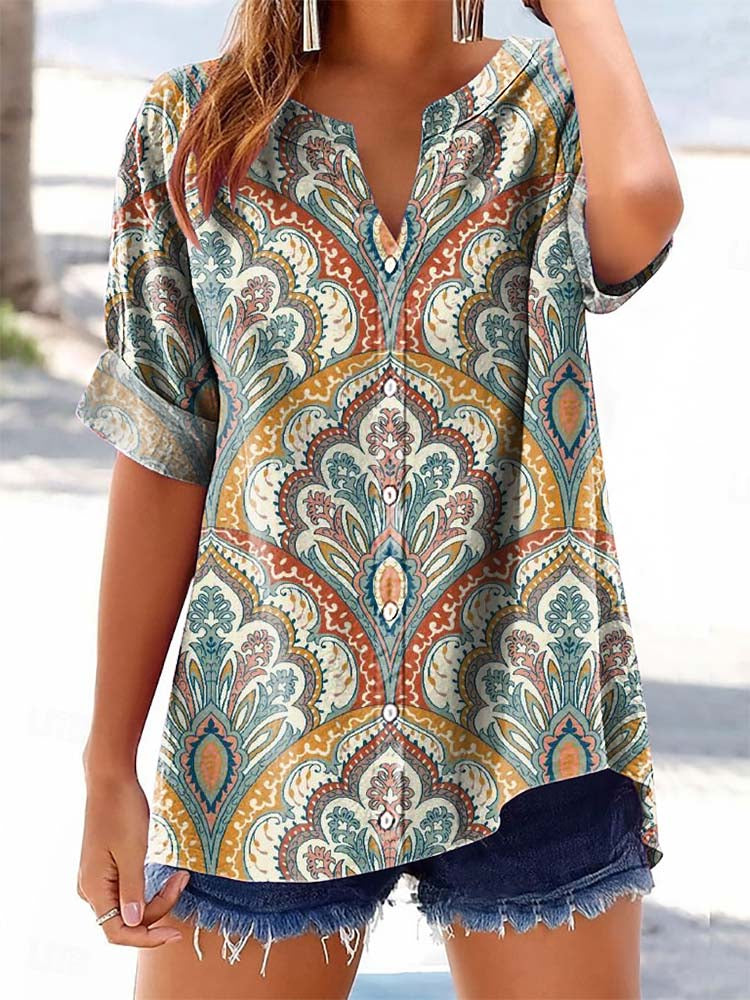 Camisa de estilo vintage atemporal