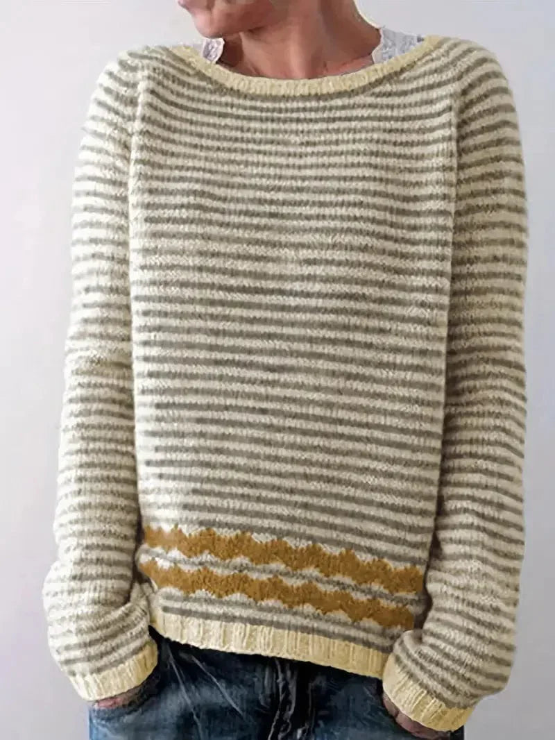 Suéter de inspiración vintage