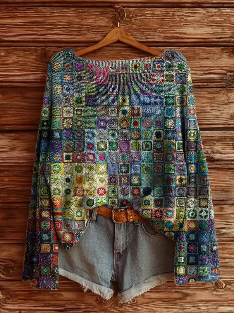 Suéter de estilo vintage atemporal