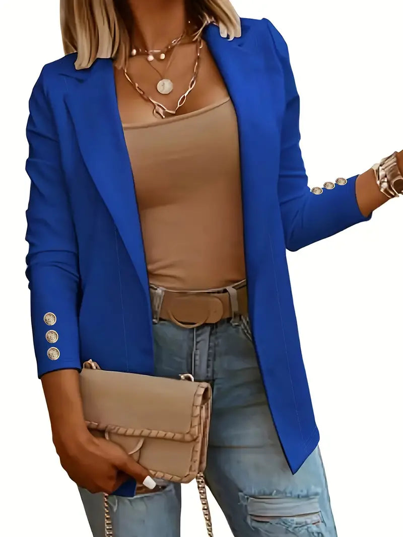 CM | Elegante blazer de manga larga para la primavera