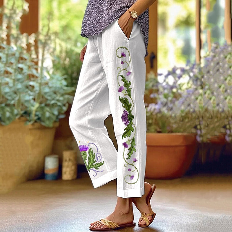 Pantalones de diseño cuidado