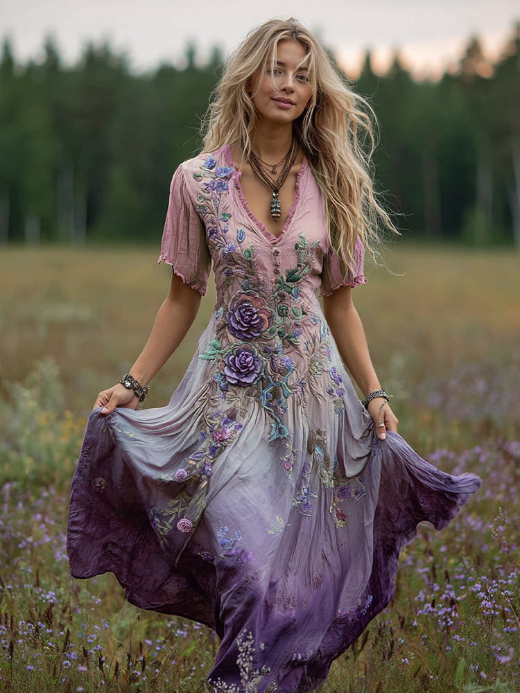 Vestido de inspiración vintage