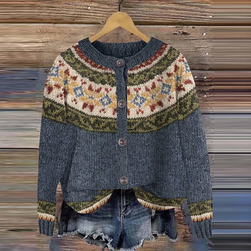 Suéter de inspiración vintage