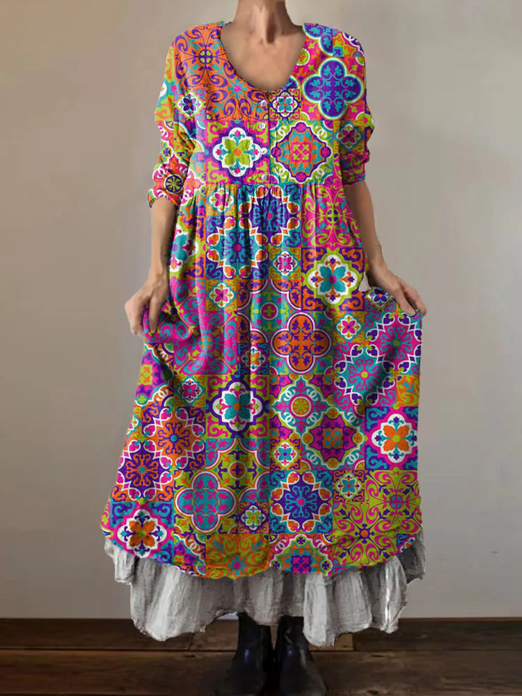 Vestido de inspiración vintage