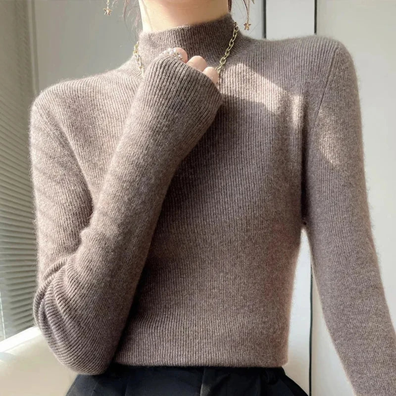 CM | MW - Acogedor jersey de cuello alto