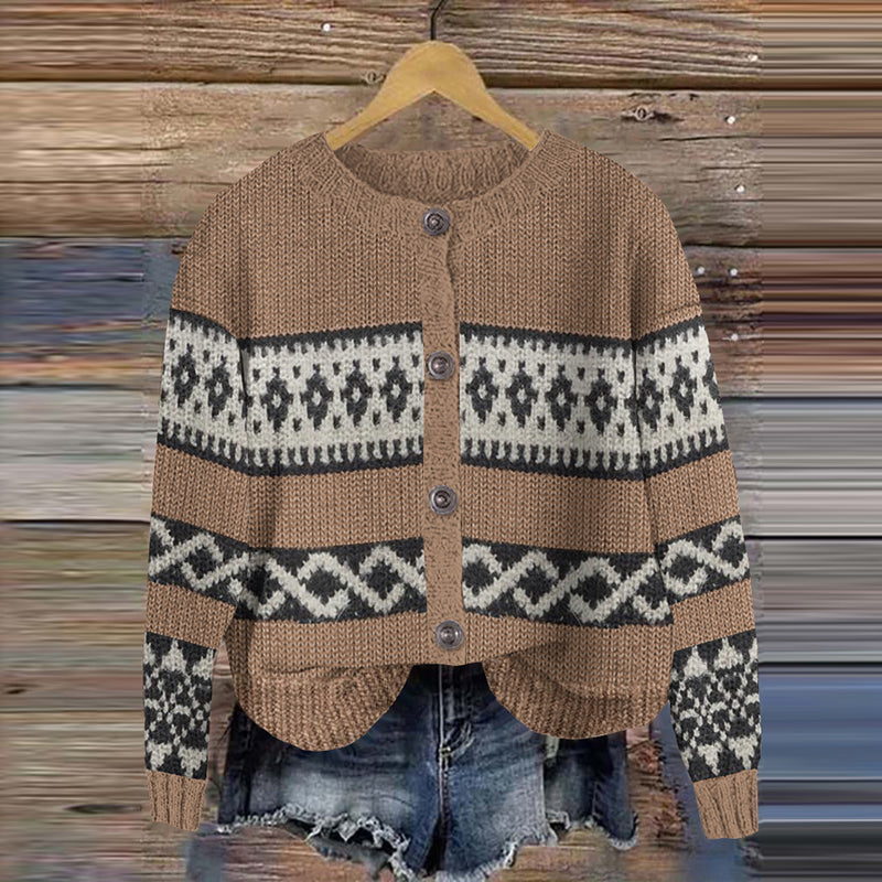 Suéter de inspiración vintage