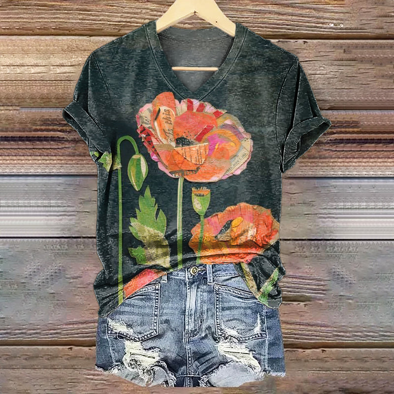 Camiseta de inspiración vintage