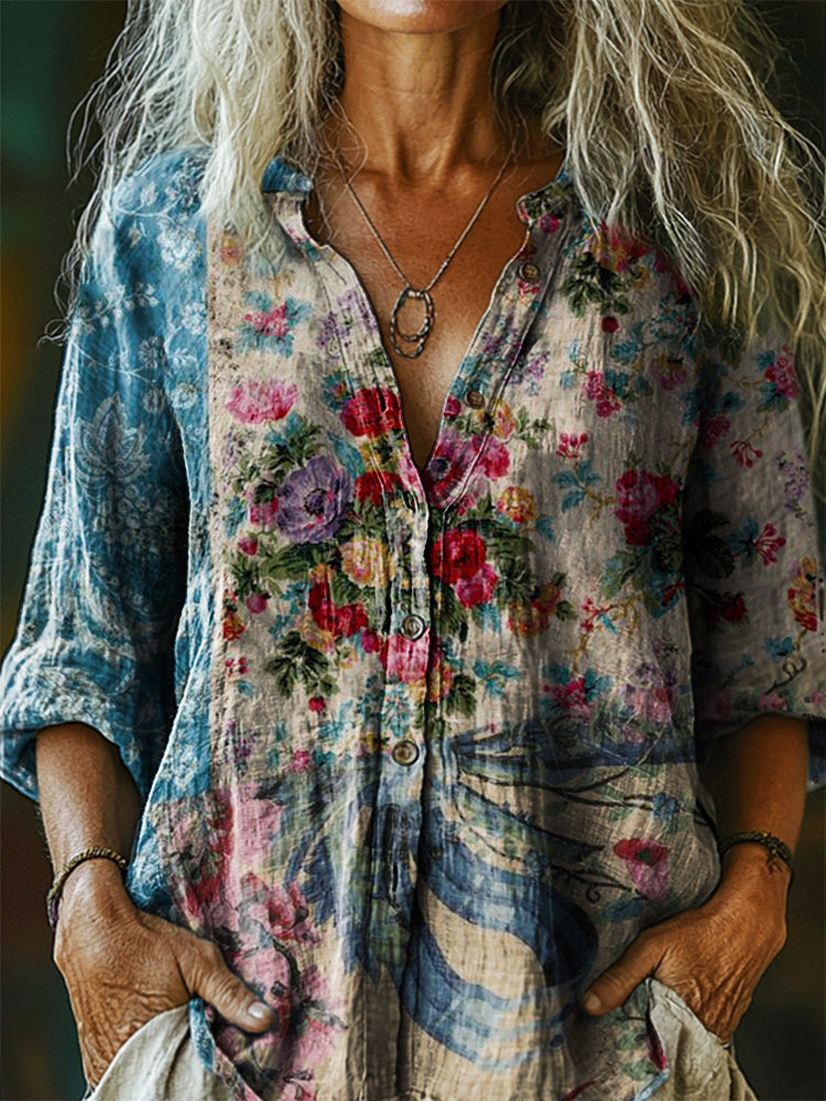 Camisa bellamente confeccionado