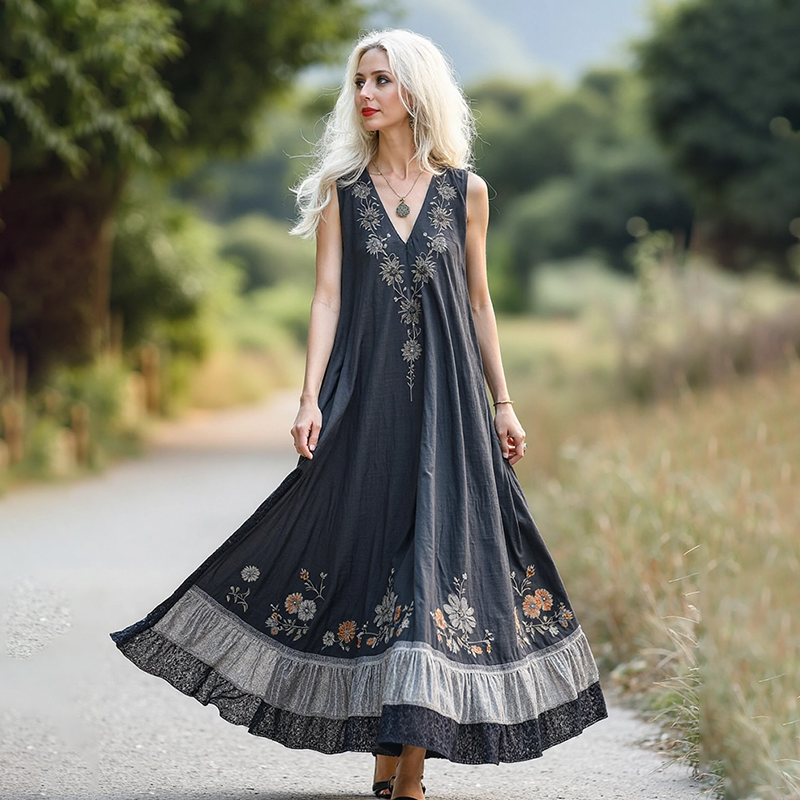 Vestido de inspiración vintage