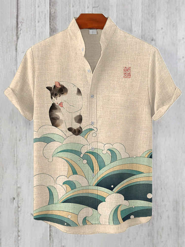 Camisa de estilo vintage atemporal