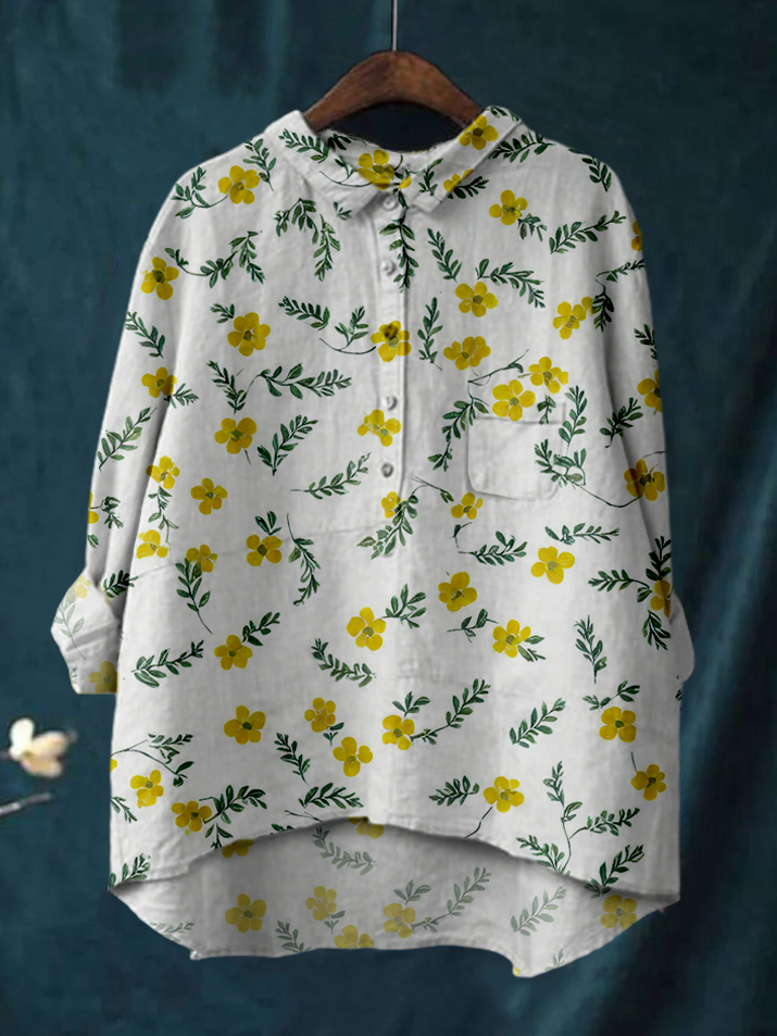 Camisa de estilo vintage atemporal