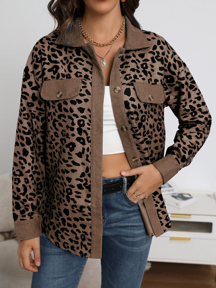 CM | Chaqueta de leopardo para mujer
