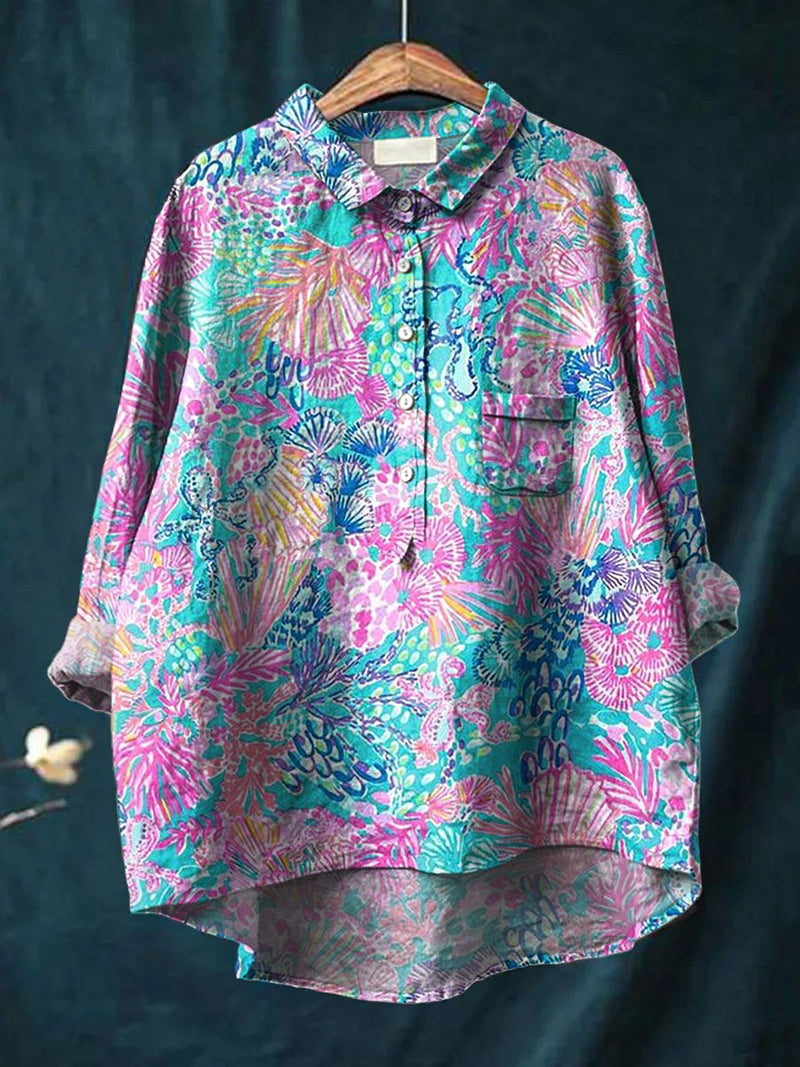 Camisa de diseño cuidado