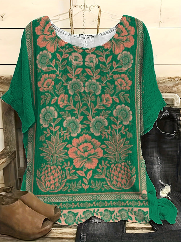 Camisa de estilo vintage atemporal