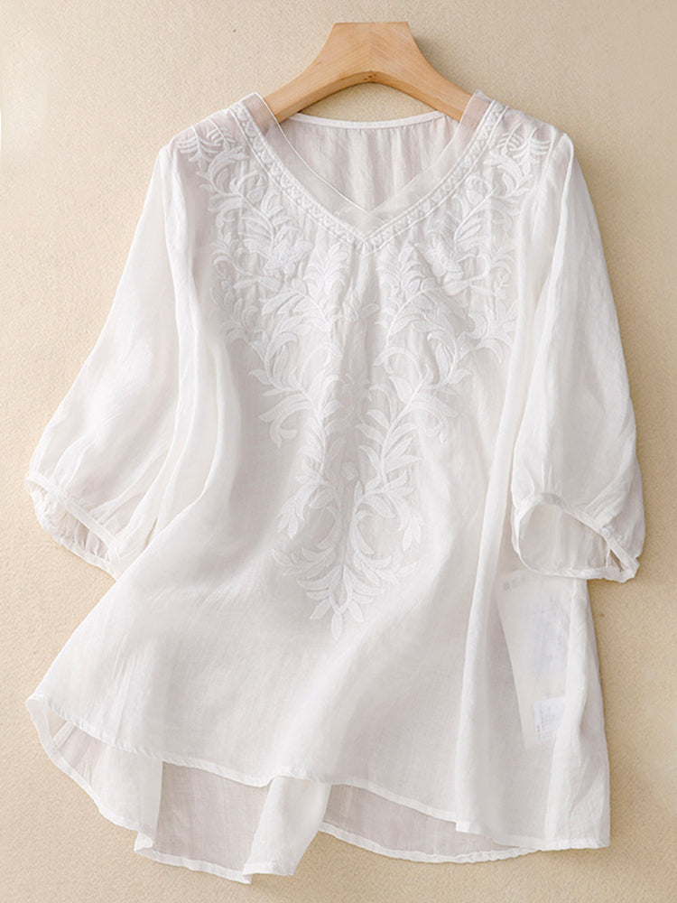 Camisa de estilo vintage atemporal