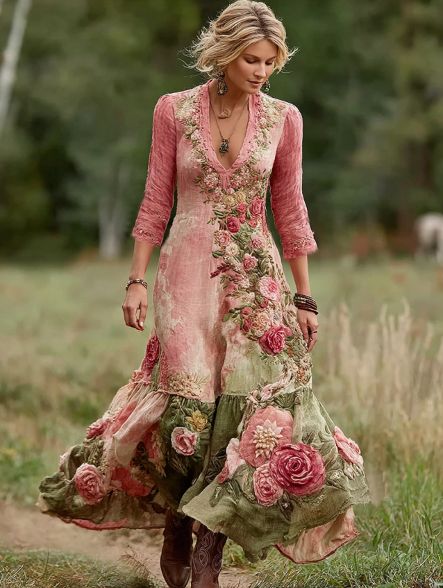 Vestido de inspiración vintage