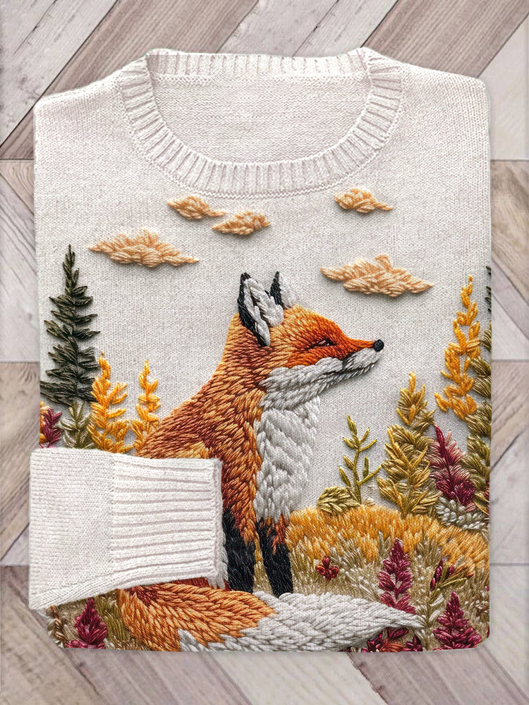 Suéter de inspiración vintage