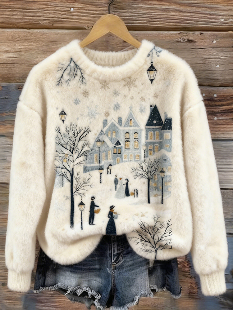 Suéter de estilo vintage atemporal