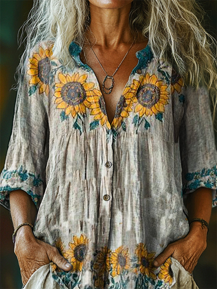 Camisa de inspiración vintage