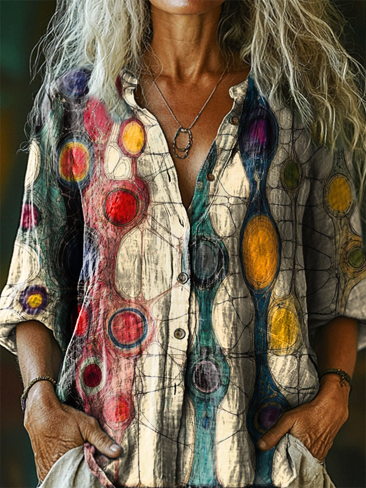 Camisa de estilo vintage atemporal