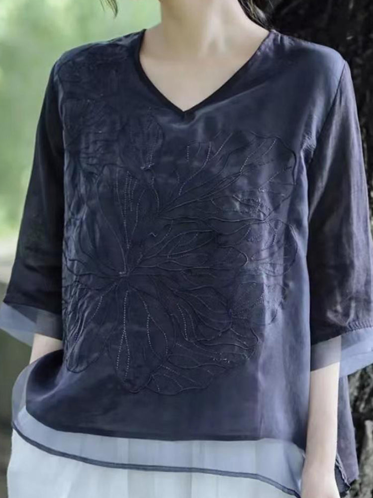Camisa de diseño cuidado
