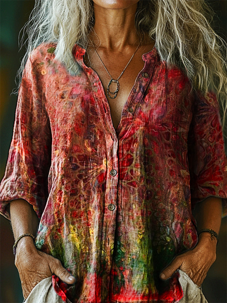 Camisa de diseño cuidado