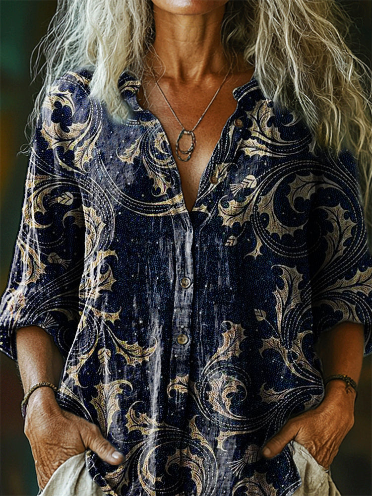 Camisa bellamente confeccionado
