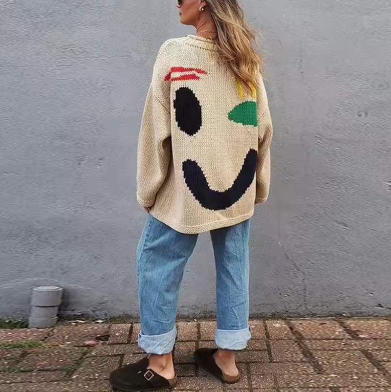 Suéter de estilo vintage atemporal
