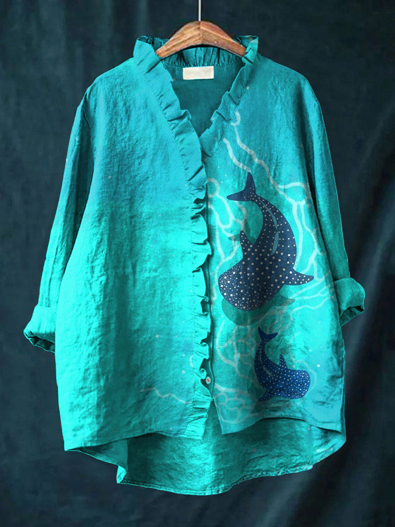 Camisa de estilo vintage atemporal