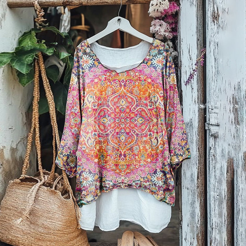 Blusa de inspiración vintage