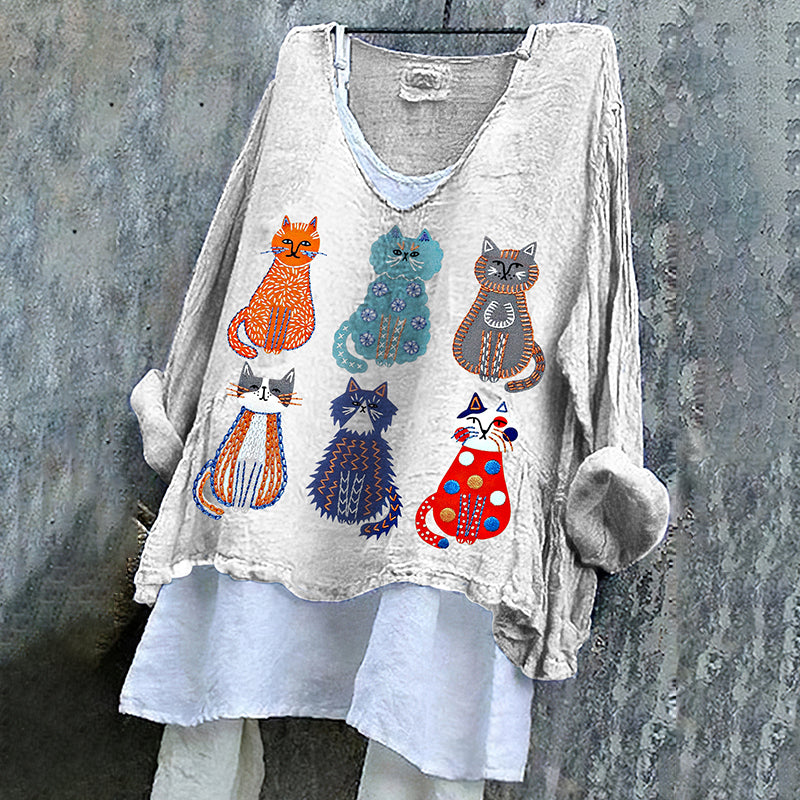Camisa de estilo vintage atemporal