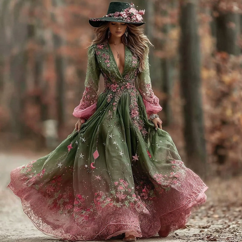 Vestido de inspiración vintage