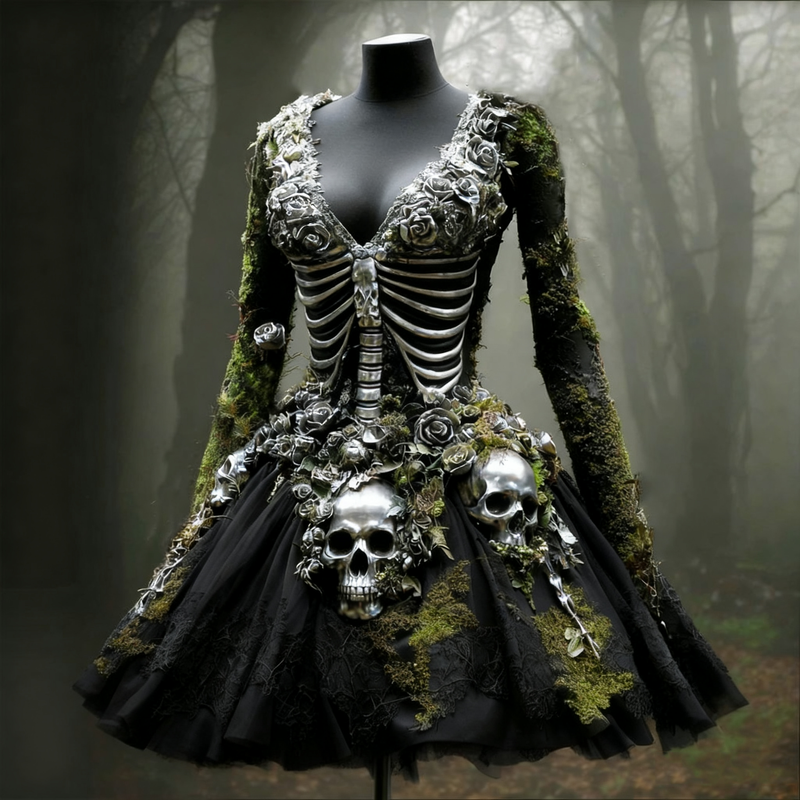 Vestido de estilo vintage atemporal