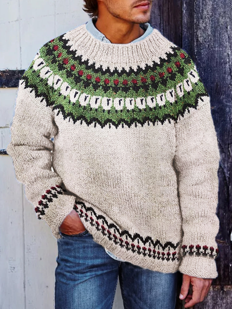 Suéter de estilo vintage atemporal