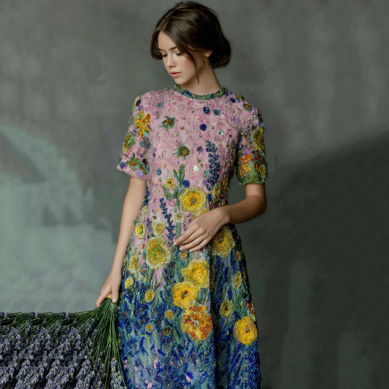 Vestido de inspiración vintage