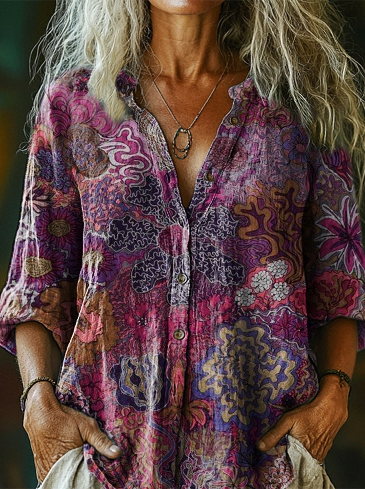Camisa bellamente confeccionado