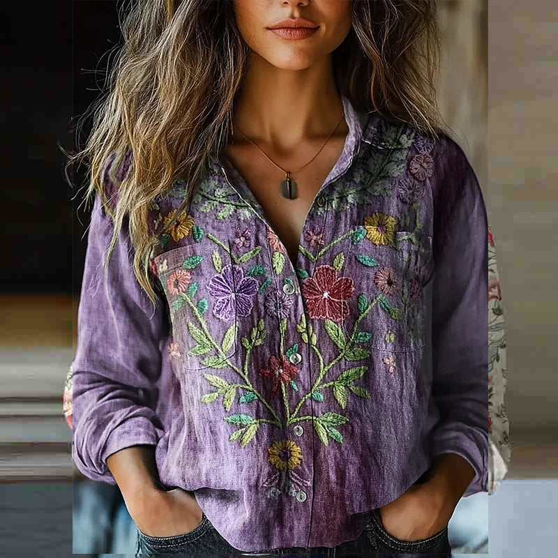 Camisa de inspiración vintage