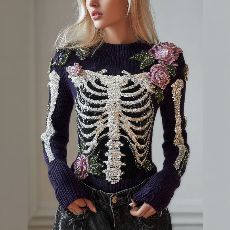 Suéter de estilo vintage atemporal