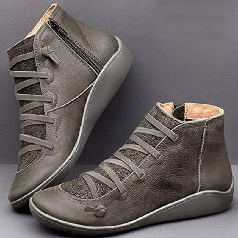CM | Mujer Zapatos Moda Cuero Botín