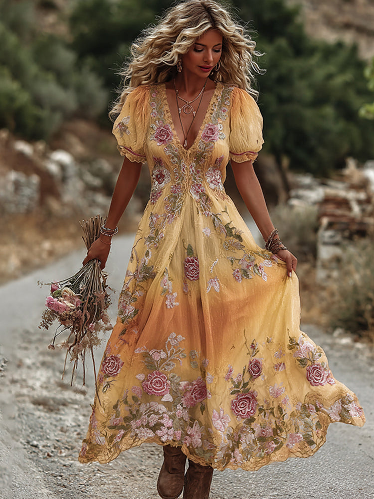 Vestido vintage clásico