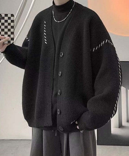 CM | Jersey de punto con cuello en V vintage