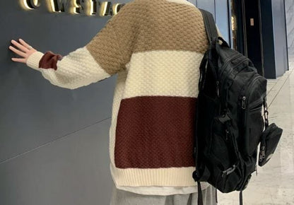 CM | Jersey de punto jacquard patchwork