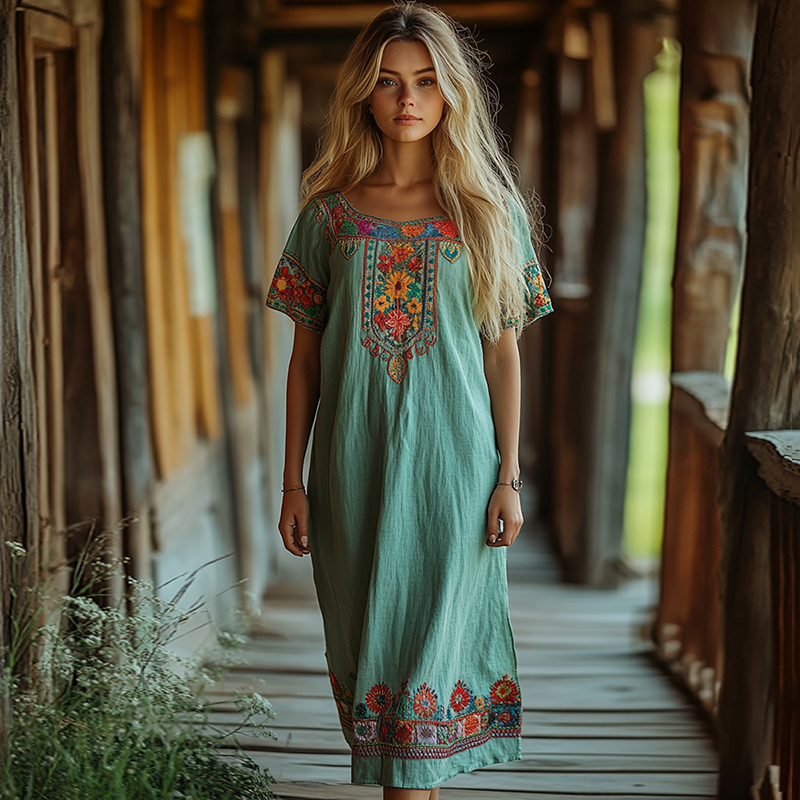 Vestido de estilo vintage atemporal