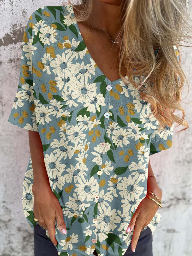 Camisa de estilo vintage atemporal
