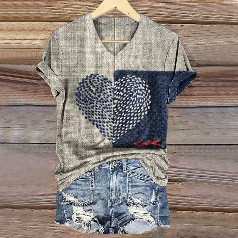 Camiseta de diseño cuidado