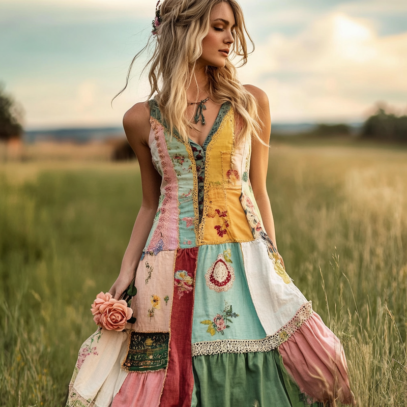 Vestido de inspiración vintage