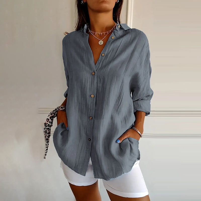 Camisa de estilo vintage atemporal
