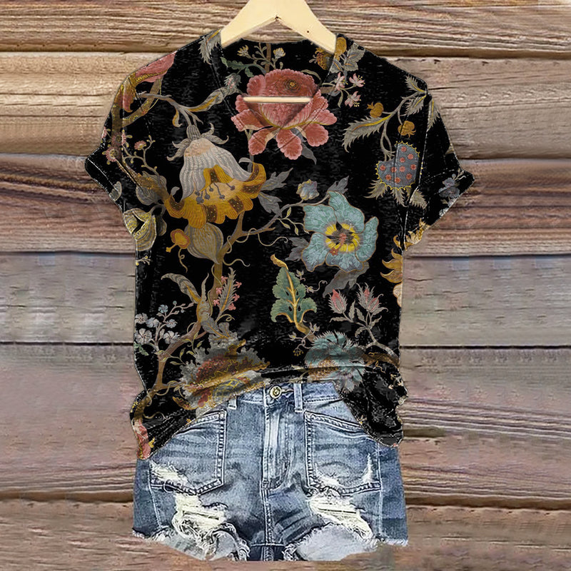 Camiseta de inspiración vintage