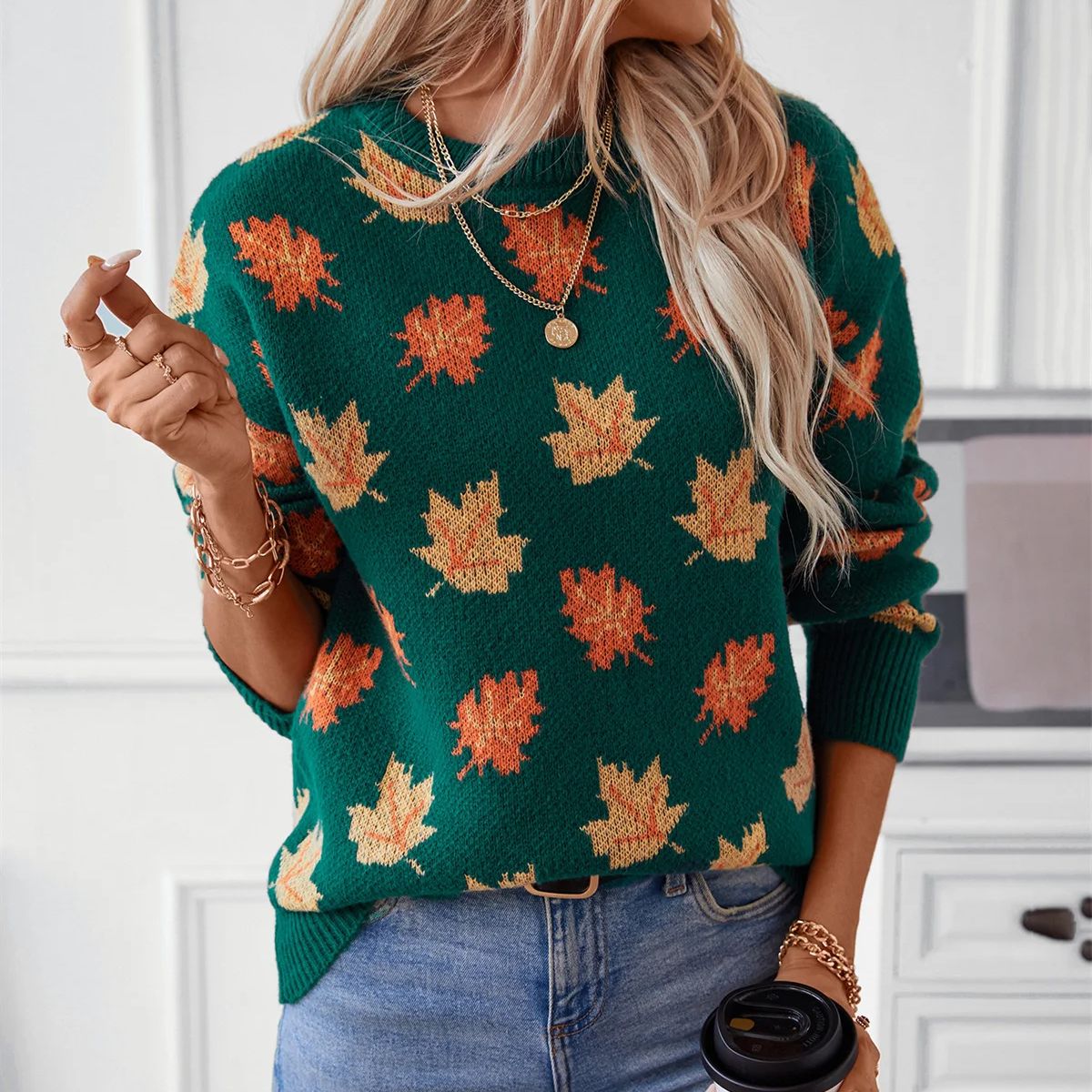Suéter de estilo vintage atemporal
