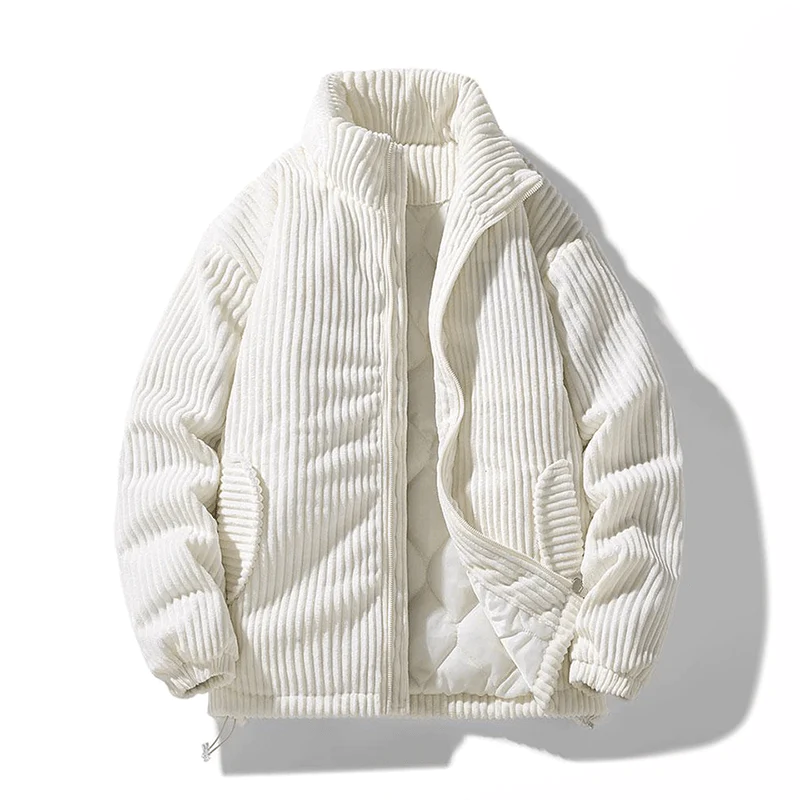 CM | Chaqueta de terciopelo acanalada